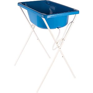 Banheira Tanque Azul com Suporte 34L