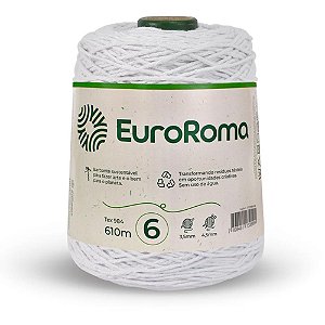 Barbante Euroroma 4/6 600G 610M Branco