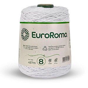 Barbante Colorido 600G 4/8 Fios 457M Branco