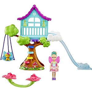 Barbie Fantasy Chelsea Casa árvore NAS Nuvens