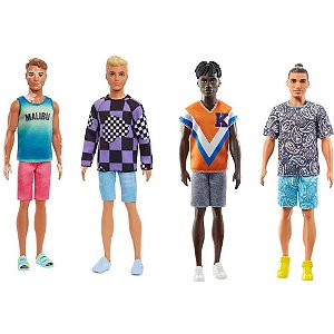Barbie Fashionistas KEN com Roupas e Sapatos da Moda