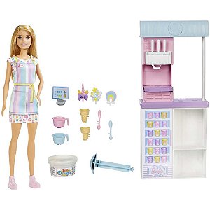 Barbie Profissões Conjunto Quiosque de Sorvete