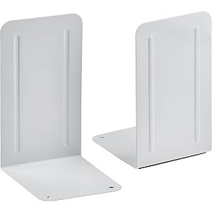 Bibliocanto Branco Premium em Metal com Base Antiderrapante