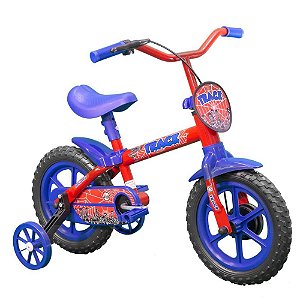Bicicleta Infantil ARO 12 ARCO IRIS VERMELHA/AZUL
