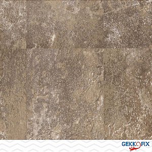 Papel de Parede Plástico Adesivo 45CMX15M Parede Oxidada Ouro