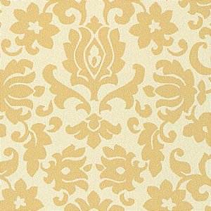 Papel de Parede Plástico Adesivo 45CM X 15M Arabesco Bege