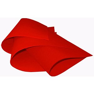 Placa em EVA 40X60CM Vermelho 1MM - Pacote com 10