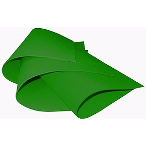 Placa de EVA 40X60CM Verde - Pacote com 10 Unidades