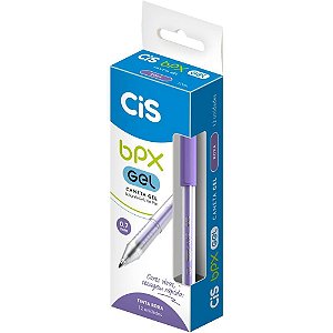 Caneta GEL CIS BPX GEL 07MM Violeta CX com 12