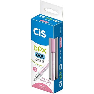 Caneta GEL CIS BPX GEL 07MM Rosa CX com 12