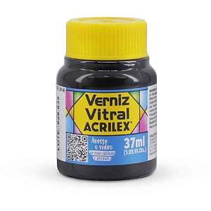 Verniz Vitral Azul Turquesa 37ML CX com 06
