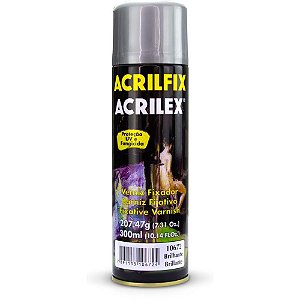 Verniz Fixador Acrilfix Brilhante 300ML SPRAY - Caixa com 6