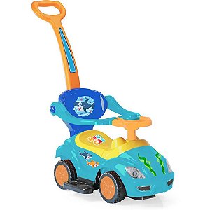 Veículo para Bebê Mega CAR TUB com Empurrador