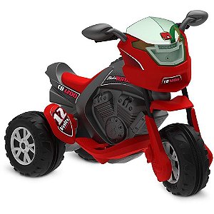 Veículo Elétrico Moto CB1200 Vermelha 12V