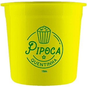 Utensílio Doméstico Pipoqueira Amarela 2,5L PCT com 03