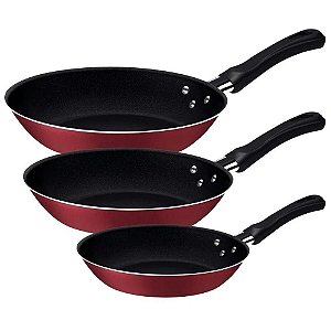 Utensílio Doméstico Jogo Frigideira Caribe 3PC VM