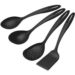 Jogo de Utensílios Tramontina Ability 4 Peças em NYLON Preto