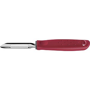 Utensílio Doméstico Descascador de Batatas INOX Vermelho