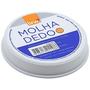 Umedecedor de Dedo Molha Dedo 12G BRW - Caixa com 12 Unidades