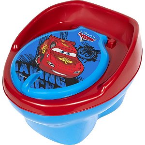 Troninho e Redutor 2 em 1 Carros Disney Azul - 18+ Meses