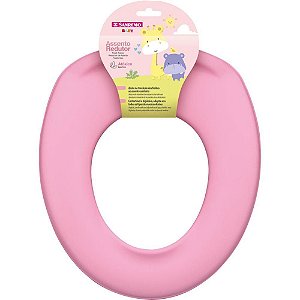 Troninho e Redutor de Assento Rosa Resistente e Durável