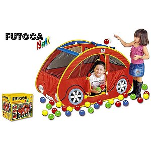 Toca Futoca BALL Vermelha com 150 Bolinhas