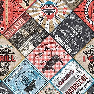 Toalha Térmica Churrasco Decoramais 1,40 X 30M