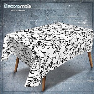 Toalha Térmica Arabesco Preto 1,40 X 30M