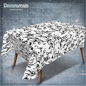 Toalha Térmica Arabesco Preto 1,40 X 30M