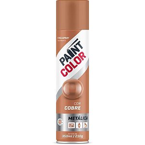 Tinta SPRAY Paintcolor 350ML Metálica COBR