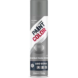 Tinta SPRAY Paintcolor 350ML Alumínio para RO
