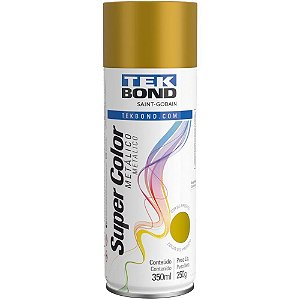 Tinta SPRAY Metálico Ouro 350ML/250G