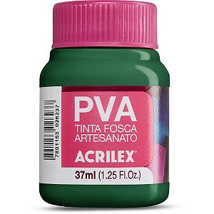 Tinta PVA 37ML Verde Bandeira - Caixa com 12 Unidades