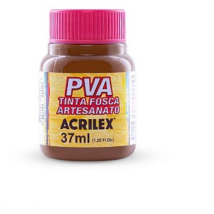 Tinta PVA 37ML Marrom - Caixa com 12
