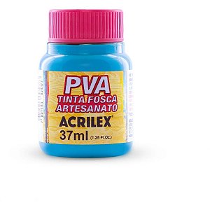 Tinta PVA 37ML Azul Celeste Caixa com 12