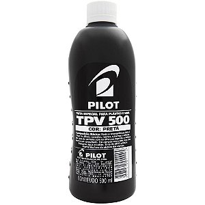 Tinta Plástico e Vinil TPV Preta 500ML