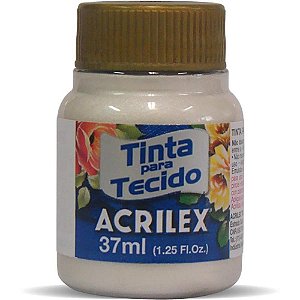 Tinta para Tecido Metálica 37ML Branco