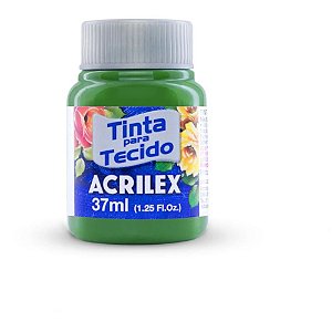 Tinta para Tecido Fosca Acrilex 37ML Verde Grama