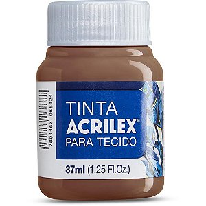 Tinta para Tecido Fosca 37ML Marrom