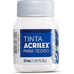 Tinta para Tecido Fosca 37ML Branco