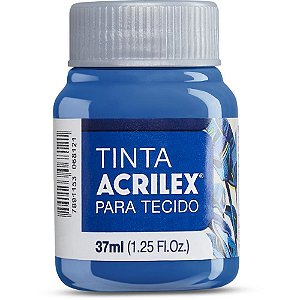 Tinta para Tecido Fosca 37ML Azul Ceruleo
