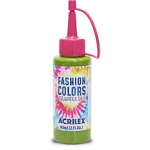 Tinta para Tecido Aquarela SILK 60ML Verde Musgo CX com 06