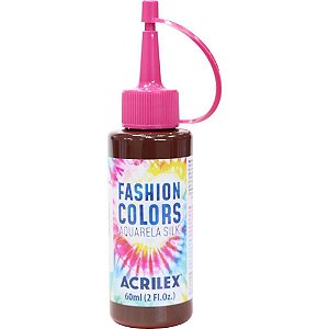 Tinta para Tecido Aquarela SILK 60ML Terra Queim CX com 06