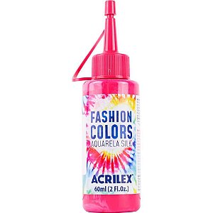 Tinta para Tecido Aquarela SILK 60ML Rosa CX com 06