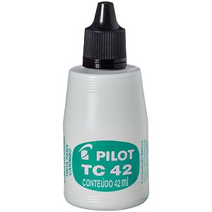 Tinta para Carimbo 42ML Preto - Caixa com 12 Unidades