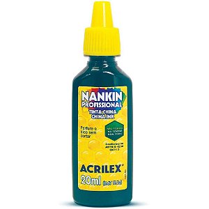 Tinta Nanquim Verde Bandeira 20ML
