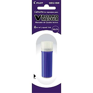 Refil de Tinta para Marcador de Quadro Branco Pilot V Board Master 5,5ML Violeta Caixa com 12
