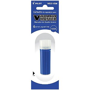 Tinta Marcador Quadro Branco Refil 5,5ML Azul WBS-VBM - Caixa com 12