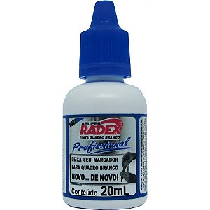 Tinta Reabastecedora para Marcador de Quadro Branco 20ML Azul - Caixa com 12 Unidades