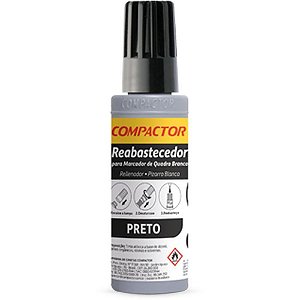 Tinta Marcador Quadro Branco Reabastecedor 030 Preto - Caixa com 12